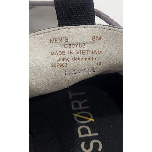 Cole Haan Men Shoe Grandsport Apron Toe Size 8M Gray‎ Suede Sneaker Pre Owned - Picture 11 of 11